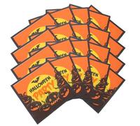 FRCOLOR 60pcs Halloween Pumpkin and Bat Napkins, Disposable Paper Napkins with High Absorbency and Three-Layer Embossed Design, for Party and Dinner Decorations