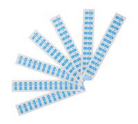 FRCOLOR 60pcs Harmonica Note Stickers for Beginners, Removable Blue Scale Labels for 24-hole and 28-hole Polyphonic Harmonicas in C Key, Teaching Aid Musical Note Stickers