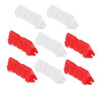 FRCOLOR 60pcs Mini Traffic Fence Realistic Plastic Road Barriers for Rc Car Racing Track Accessories Enhances Safety Awareness Racing Track Road Block Kit