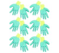 FRCOLOR 6pairs Pet Training Gloves Washable Protective Non-slip Coated Handling Mitts for Rabbits Guinea Pigs Chinchillas Bite Gloves