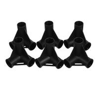 FRCOLOR 6pcs Abs Plastic Pet Bed Connector Kit for Canopy Tent Replacement Quick Assembly and Versatile Tent Pole Repair Parts Suitable for Outdoor Camping and Beds