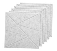 FRCOLOR 6pcs Acoustic Wall Sound Absorbers Board for Gaming Music Studio Noise Dampening Pads