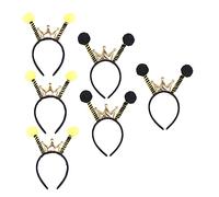 FRCOLOR 6pcs Animal Tentacles Headdress Creative Party Hairband Costume Props for Halloween Christmas Bee Ant Theme Party Decors