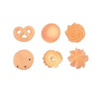 FRCOLOR 6pcs Biscuit Hairpins Lightweight Kawaii Cookie Hair Clips for Women Funny Food-inspired Hair Barrettes for Daily Styling Parties Birthdays and