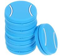 FRCOLOR 6pcs Blue Silicone Tennis Racket Dampener with Shock Absorption and Easy to Install Features Racket Vibration Reducer for Matches and Training