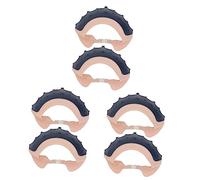 FRCOLOR 6pcs Cartoon Shampoo Caps Silicone Shower Caps for Hair Bonnet Use During Bathing