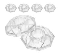 FRCOLOR 6pcs Diamond-shaped Guitar Pedal Button Caps Made of Sturdy Plastic with Easy Removal and Stable Foot Control, for Pedalboards and Electric Guitars Accessories