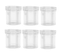 FRCOLOR 6Pcs Educational Magnifier Jar Transparent Plastic Insect Observation Viewer for Reusable Critter Container with Airflow for Exploration and Learning