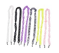 FRCOLOR 6pcs Eyeglasses Chain Fashion Mask Lanyard for Men Women Boys and Girls Glasses Accessory Chain for Glasses