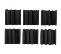 FRCOLOR 6PCS Flame-resistant Acoustic Panels Soundproof Wall Tiles for Noise Reduction Home Studio Gym Classroom Office Recording Black