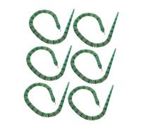 FRCOLOR 6pcs Flexible Wooden Snakes Realistic Snake Decoration for Parties Halloween Pranks and Themed Events for Birthday and Easter Celebrations