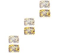 FRCOLOR 6pcs Girls Bangs Comb French Hair Pins Side Combs Acetate Hair Clips Classic Colors
