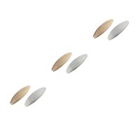 FRCOLOR 6pcs Girls Hair Barrette Fashionable Women's Hair Accessory Long Ellipse Spring Clips