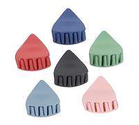FRCOLOR 6pcs Hair Claw Clips Hair Claw Clips No Crease for Buns for Girls Women