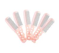 FRCOLOR 6pcs Hair Comb Professional Combs Fine and Wide Teeth for Hairdressing