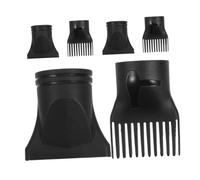 FRCOLOR 6pcs Hair Dryer Nozzle Attachment Plastic Concentrator Diffuser Nozzle for Blow Dryer Precision Styling at Home Salon