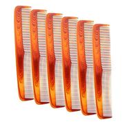 FRCOLOR 6pcs Hair Styling Brush Detangler Comb for Men Wide Teeth Shower Comb Hook