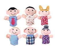 FRCOLOR 6Pcs Hand Puppets for Engaging Parent for Storytelling Lightweight Educational Puppets for Home School Kindergarten