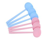 FRCOLOR 6pcs Handheld Eye Occluder for Vision Testing Plastic Shield with Oval Shape for Accurate Single Eye Assessment Portable Optometry Tool for Adults