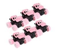 FRCOLOR 6pcs Inertia Pull Back Off Road Car for Friction Powered Push Go Vehicles for Birthday Parties and Events Engaging Indoor