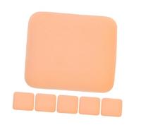 FRCOLOR 6pcs Makeup Sponge Powder Puff Set Rectangular Color Wet and Dry Use Soft Foundation Applicators for Smooth Application for Makeup Artists and Everyday Use