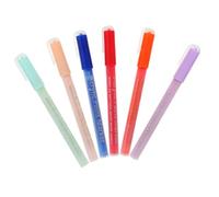 FRCOLOR 6pcs Manicure Art Pen Colors Nail Pens Tools for Beginners to Professionals