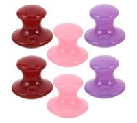 FRCOLOR 6pcs Massage Gua Sha Board Resin Mushroom Gua Sha Facial Tool for Face Neck Massage and Eye Depuffing Stone
