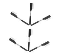 FRCOLOR 6pcs Metal Eyelash Comb with Steel Teeth Lash and Brow Definer for Precise Separation Mascara Cleanup and Professional Grooming Tool for Salon and Home Use