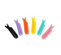 FRCOLOR 6pcs Mixed Color Root Volume Clips for Hair Styling Non-slip Hair Tools for Fluffy Roots Sectioning and Styling