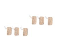 FRCOLOR 6pcs Natural Loofah Sponge for Kitchen Loofah Brush for Dishes Cleaning Multipurpose Cleaning Sponge for Home Use Dishwashing Kitchen Utensils