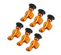 FRCOLOR 6pcs Plastic Thumb Trophies Mini Award Cups for Game Night Quiz Winners Motivational Prize Rewards Party Sports Event Decorations
