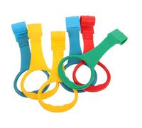 FRCOLOR 6pcs Playpen Pull up Rings for Boy Girl and Toddlers Includes Handles to Assist Walking for Play Area Setup and Safe Exploration at Home