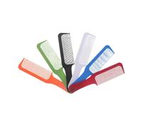 FRCOLOR 6pcs Professional Barber Comb for Haircutting Flat Top Clipper Cuts Styling Tools Non Slip Hair Comb Medium Spacing Barber Hairdresser Use