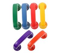 FRCOLOR 6pcs Reading Phones for Speech Therapy and Classroom Use, Lightweight Abs Material with Attractive Design, Easy to Clean Communication Tool for Children and Adults
