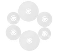 FRCOLOR 6pcs Sewing Machine Spool Pin Covers Set Sturdy Plastic Spool Caps with Large Medium Small Sizes for Household and Embroidery Machines Compatible Replacement