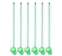 FRCOLOR 6pcs Shot Glass Necklace Novelty Bead Jewelry Reusable Plastic Creative Design Enhances Atmosphere Bachelor Party Decorations
