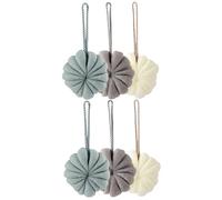 FRCOLOR 6pcs Shower Scrubber Body Scrubber Bath Ball Men Bath Ball for Women Boys and Girls Bathing Accessories Exfoliating Sponge