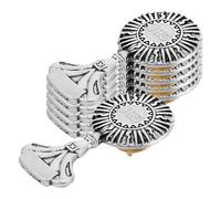 FRCOLOR 6pcs Silver Crucifix Lapel Pins Elegant Religious Brooch Decoration for First Communion Catholic Events Suitable for Men and Women Versatile Metal Jewelry for Suits and Sweaters