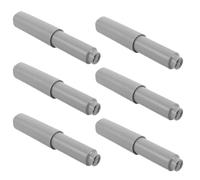 FRCOLOR 6pcs Spring-loaded Toilet Paper Roller Replacement Rods Plastic Flexible Tissue Holder Spindle for Bathroom Wall-mounted Recessed Toilet Holders and Easy to Install