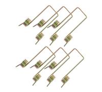 FRCOLOR 6pcs Sturdy Metal Torsional Springs Replacement for Trash Can Lid Zinc-plated Coil Springs with Elasticity for Flipping-top Garbage Bin Compatibility and Easy Installation