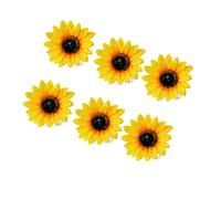 FRCOLOR 6pcs Sunflower Hairpin Clip Daisy Flower Accessories Women Bang Clip Fashion Hair Decorations