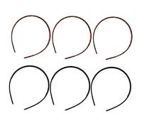 FRCOLOR 6pcs Teeth Hair Band Hard Plastic Hoop Hairband Clip for Women Slip Hairband Fashion Accessories