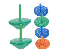 FRCOLOR 6Pcs Wooden Tops Educational for Safe Wooden Peg Tops Enhance Creativity Coordination for Boys for Playtime Learning
