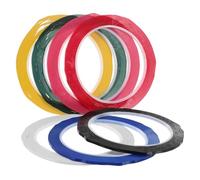 FRCOLOR 7 Rolls High Temperature Pet Insulation Striping Tape Rolls 66m