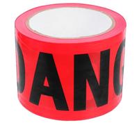 FRCOLOR 75mm Non-adhesive Bicolor Hazard Warning Tape 100m Roll Safety Barrier Tape for Construction Site Danger Zones and Do Not Enter Caution Marking