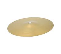 FRCOLOR 8 Inch Brass Drum Cymbal Accessory with Impact Resistance for Drum Kit Musical Instrument Accessory Fitting and Percussionists