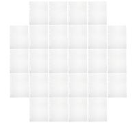 FRCOLOR 80 Sheets A5 6 Ring Binder Refills Photo Storage Pages with 7-hole Design, Pp Material Binder Inner Pages for Document Storage and School Use, Offering Instant Visibility