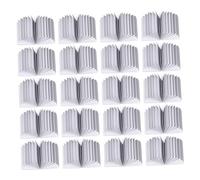 FRCOLOR 80pcs Miniature Blank Books for Dollhouse Tiny Pretend Play Accessories with Flip Pages for Crafting Learning and Realistic Scene Decoration in Doll House Party and Celebration