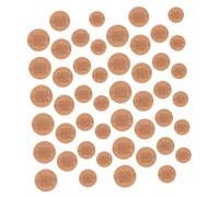 FRCOLOR 80pcs Round Bandages Large Medical Adhesive Patches Breathable Flexible Protection for Wound Care 22mm/25mm/30mm/38mm Size for Boys and Girls and Adults