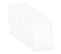 FRCOLOR 8pcs Bamboo Fiber Dishcloth White Reusable Cleaning Sponge for Kitchen Scrubbing Convenient Washable Sponges for Daily Use Compact Design for Small Wok Cleaning